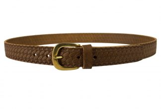 Mens Retro Vintage Look Leather Belt - Belt Designs