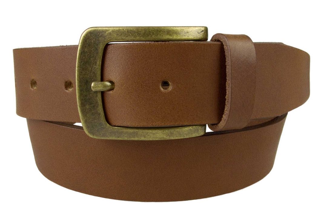 Mens Casual Leather Belts - Jeans Belts Made In UK