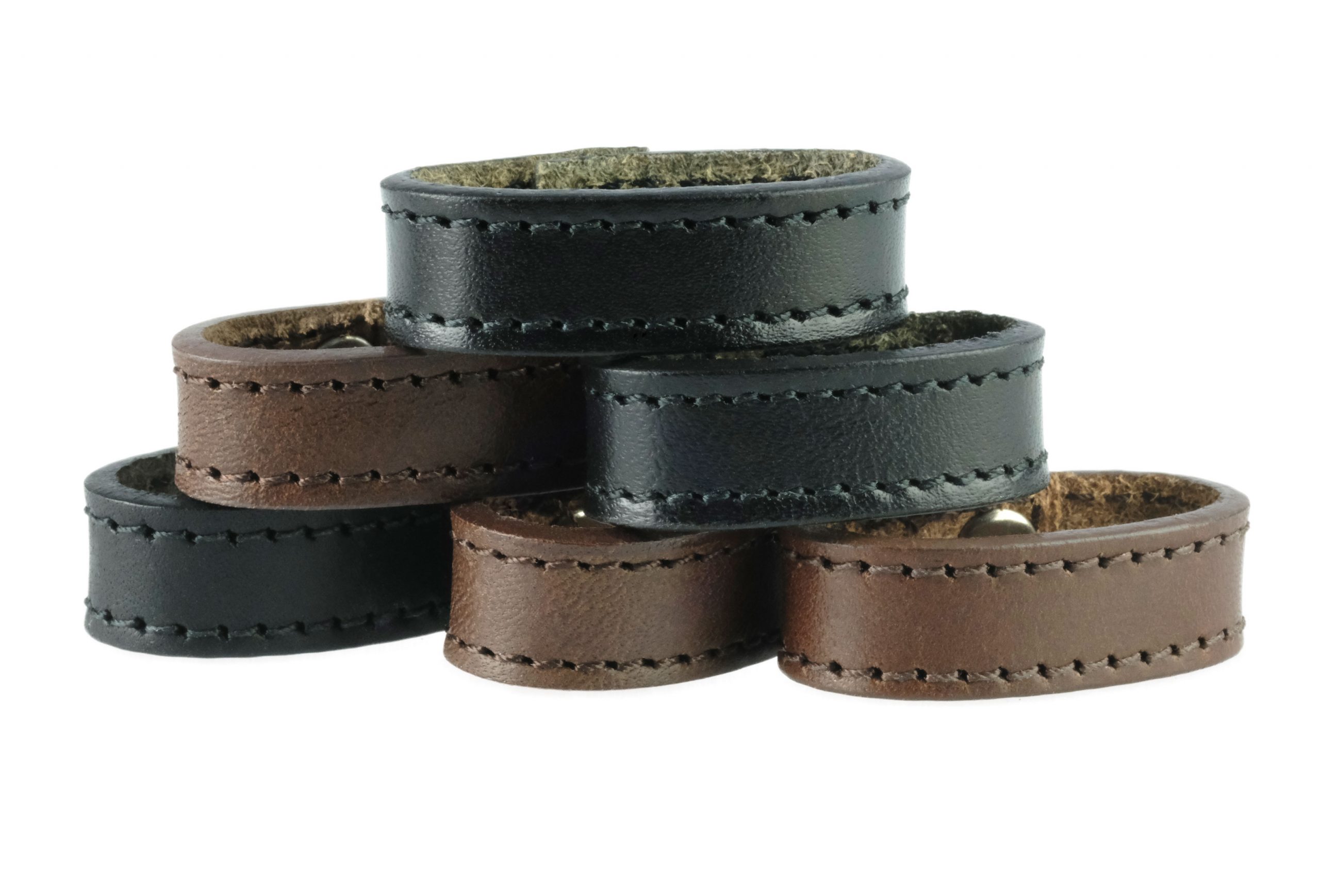 Leather Belt Loop With Stitched Edge Belt Designs